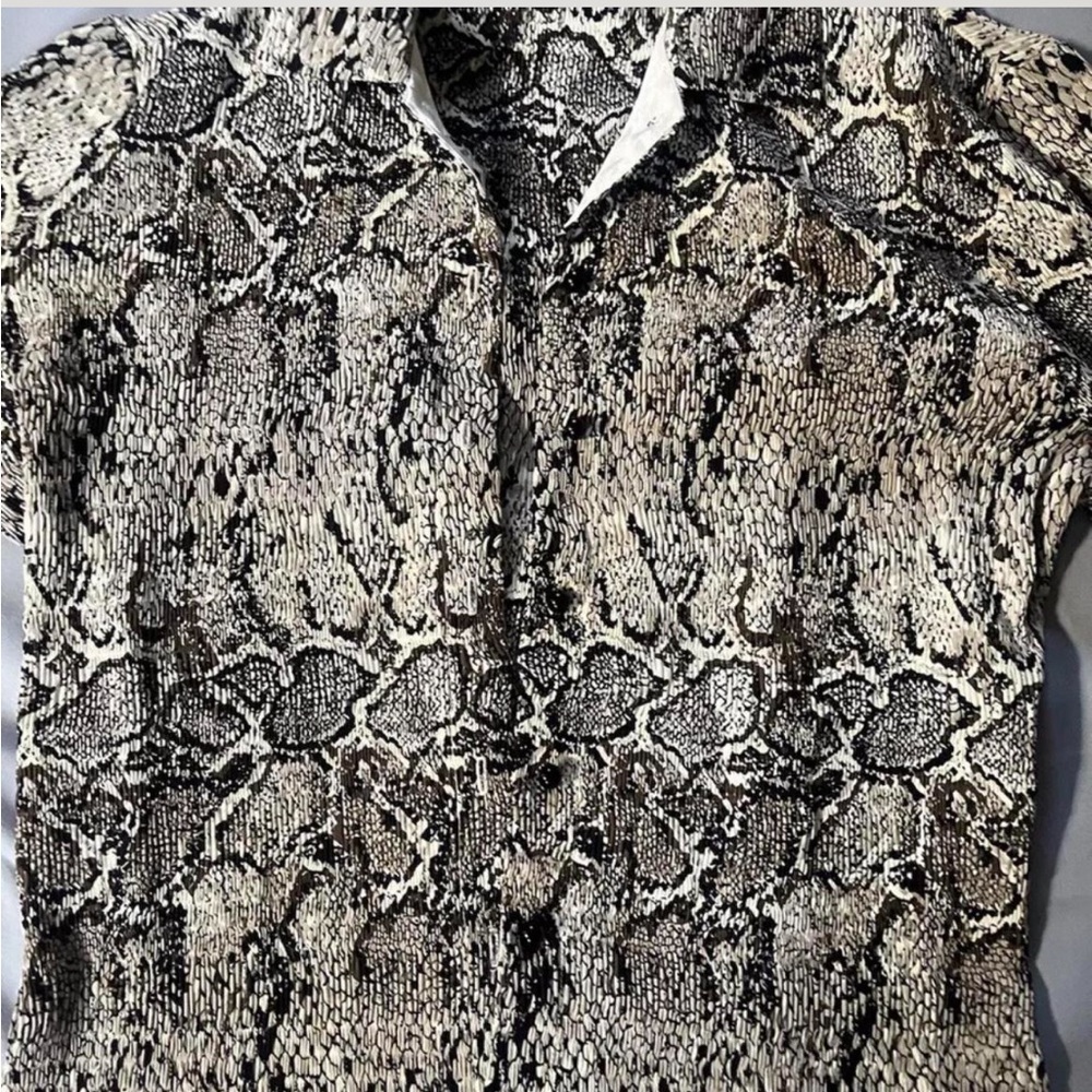 Snake print shirt